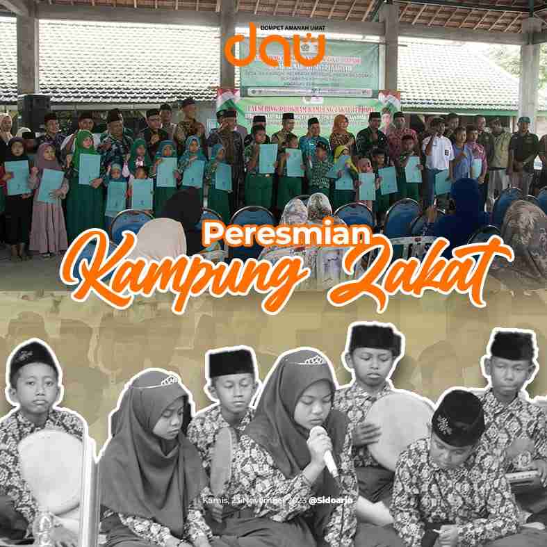 lazdau-PERESMIAN KAMPUNG ZAKAT SIDOARJO